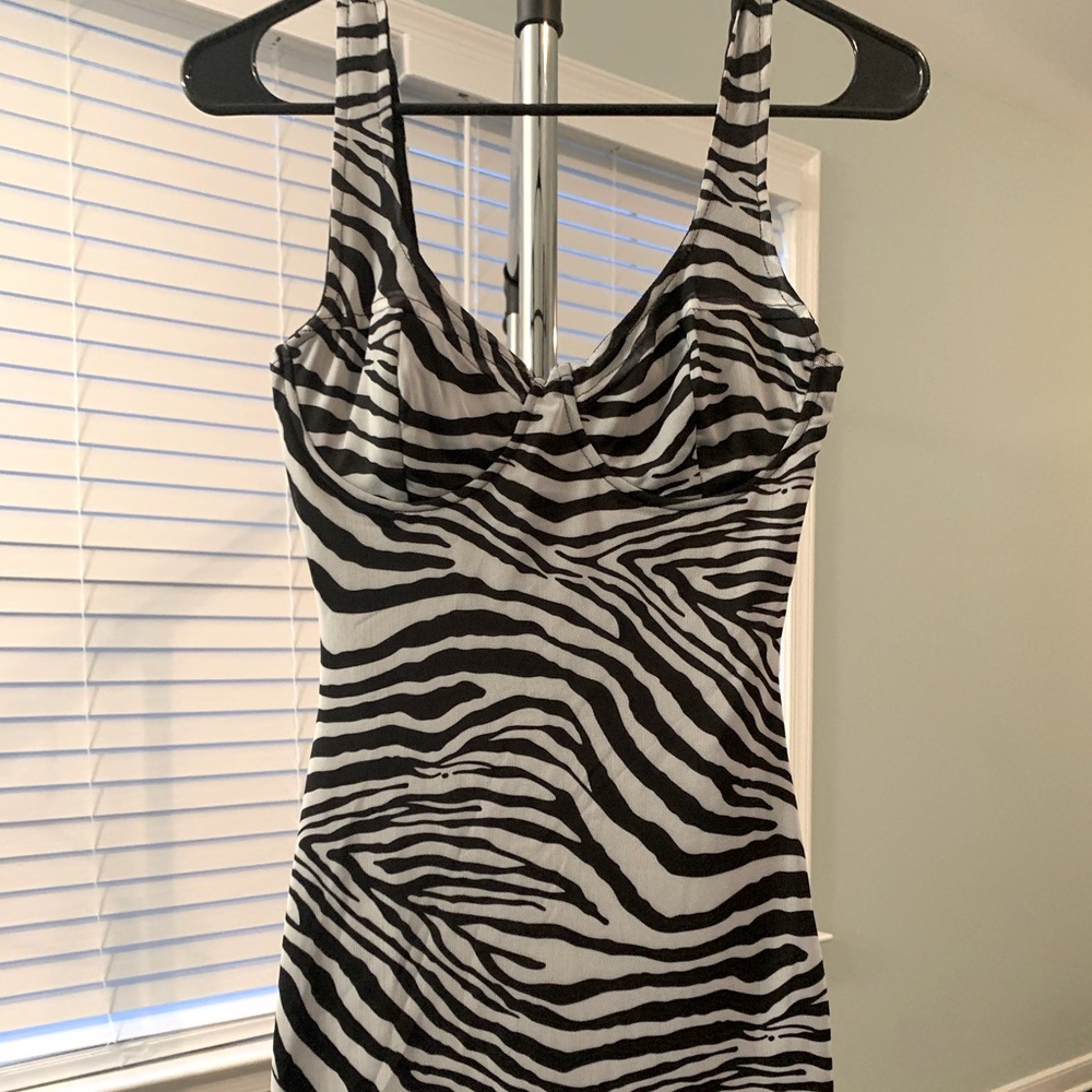 Zebra Bodycon Dress